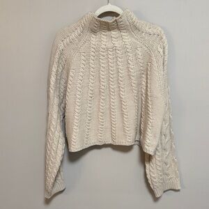 Moon River Cable Knit Sweater Size S